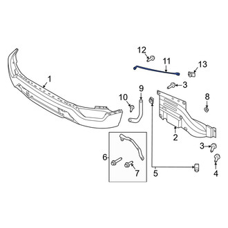 Ford OE - Front Left Upper Bumper Face Bar Bracket