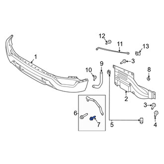 Ford OE - Lower Outer Bumper Face Bar Bolt