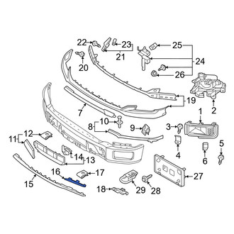 Ford OE - Front Right Lower Bumper Trim