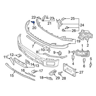 Ford OE - Stone Deflector Screw