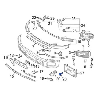 Ford OE - License Plate Bracket Bolt