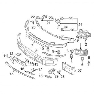 2025 Ford F-150 Bumper Reinforcement & Energy Absorbers CARiD