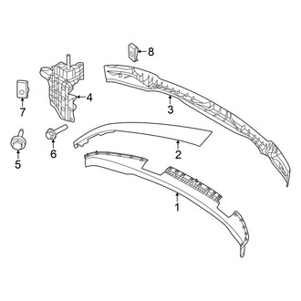 Ford OE - Front Bumper - Bumper & Components (With Modular Lower Trim), (Tremor)