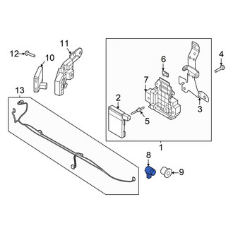 Ford OE - Front Left Inner Parking Aid Sensor Housing