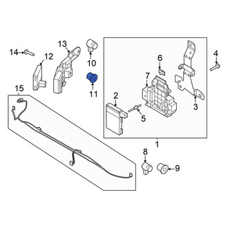 Ford OE - Rear Left Outer Parking Aid Sensor Housing