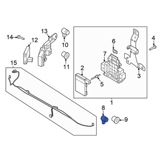 Ford OE - Front Left Outer Parking Aid Sensor Housing