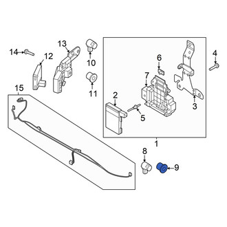 Ford OE - Front Left Inner Parking Aid Sensor Housing