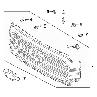 Ford OE - Grille & Components (Limited)