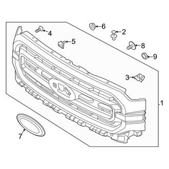 Ford OE - Grille & Components (2 Bar)