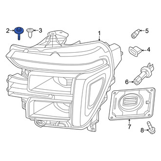 Ford OE - Headlight Mounting Screw