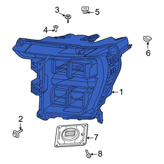 Ford OE - Front Right Headlight Assembly