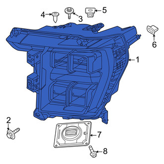 Ford OE - Front Right Headlight Assembly