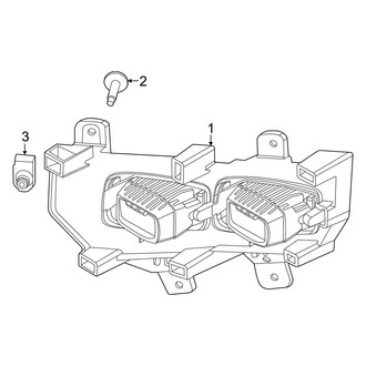 Ford OE - Front Lamps - Fog Lamps (LED, Level 2)