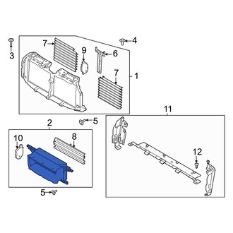 Ford OE - Front Lower Radiator Shutter Assembly