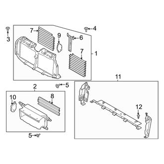 Ford OE - Radiator Support - Splash Shields