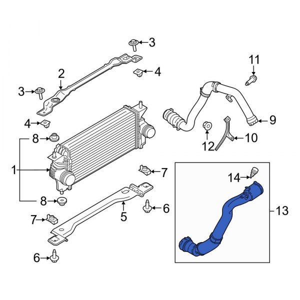 Turbocharger Outlet Tube