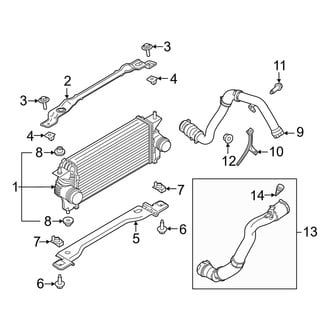 Ford OE - Cooling - Intercooler (3.0L)