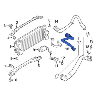 Ford OE - Lower Intercooler Pipe