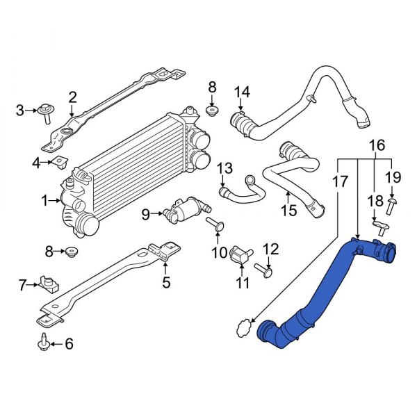 Turbocharger Outlet Tube