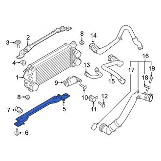 Ford OE - Lower Intercooler Bracket