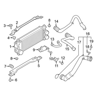 Ford OE - Cooling - Intercooler (Powerboost), (FULL HYBRID EV-GAS (FHEV))