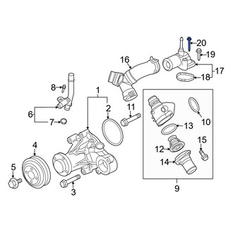 Ford OE - Engine Coolant Outlet Housing Bolt