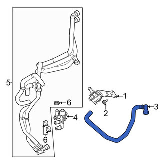 Ford OE - Upper Radiator Coolant Hose