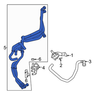 Ford OE - Upper Radiator Coolant Hose