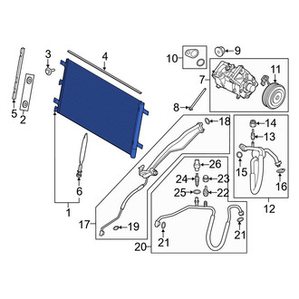 Ford OE - A/C Condenser