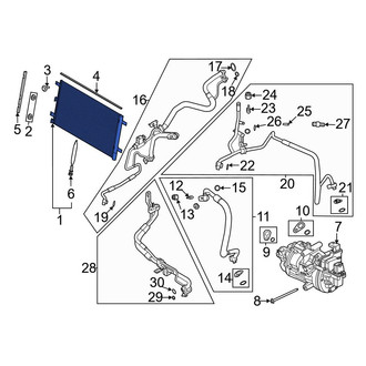 Ford OE - A/C Condenser