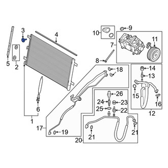 Ford OE - Engine Cooling Fan Shroud Bolt