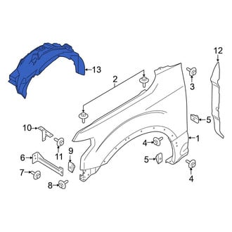 Ford OE - Front Right Fender Splash Shield