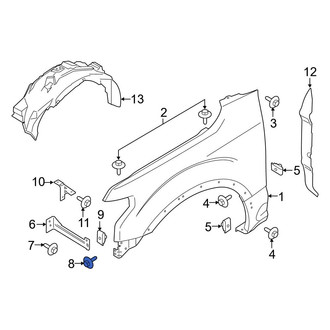 Ford OE - Fender Support Bolt