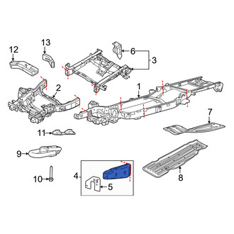 Ford OE - Front Left Frame Rail End