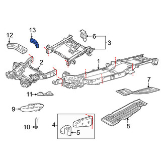 Ford OE - Chassis Frame Reinforcement Bracket