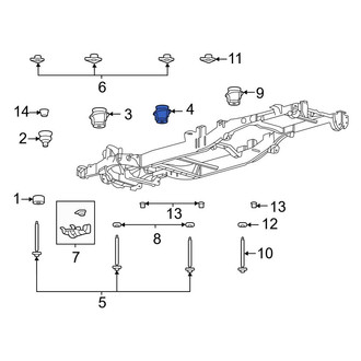 Ford OE - Rear Upper Body Mount Cushion