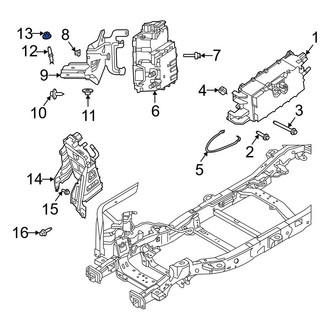 Ford OE - Drive Motor Inverter Nut