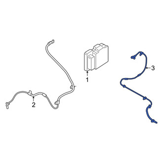 Ford OE - Rear ABS Wheel Speed Sensor