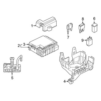 Ford OE - Electrical - Fuse & Relay (Engine Compartment)