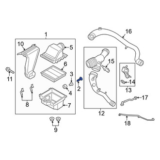 Ford OE - Battery Tray Screw