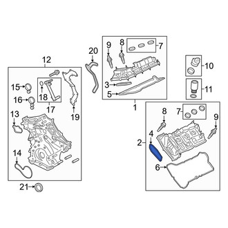 Ford OE - Left Upper Engine Valve Cover Gasket