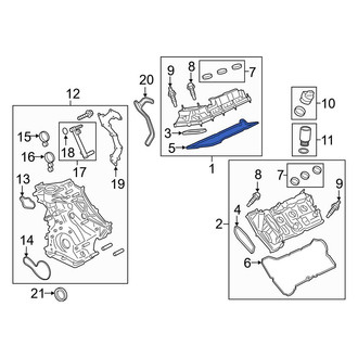 Ford OE - Left Upper Engine Valve Cover Gasket