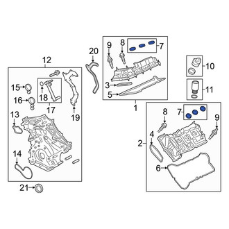 Ford OE - Lower Engine Intake Manifold Gasket