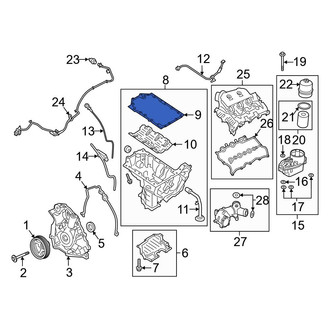 Ford OE - Upper Engine Oil Pan Gasket