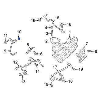 Ford OE - Turbocharger Coolant Line O-Ring