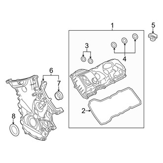 Ford OE - Engine - Valve & Timing Covers (3.3L)