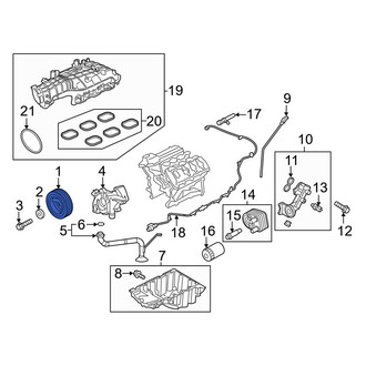 Ford OE - Engine Crankshaft Pulley