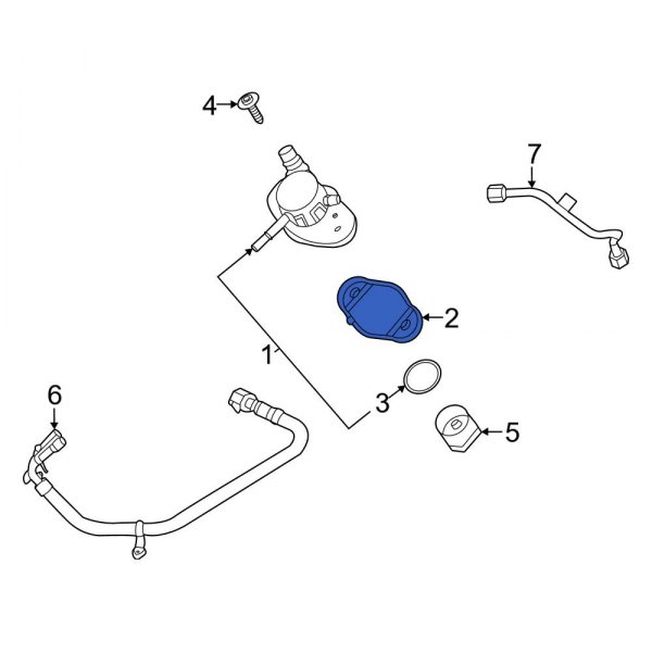 Ford OE ML3Z9417A Mechanical Fuel Pump Gasket