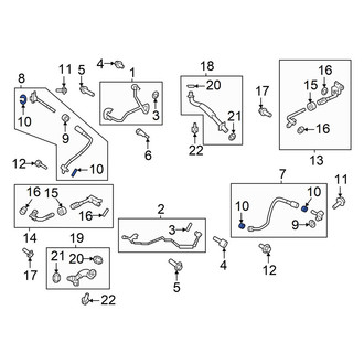 Ford OE - Turbocharger Coolant Line Gasket