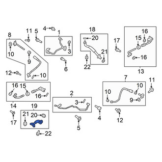 Ford OE - Left Turbocharger Oil Line